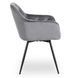 Стул поворотный бархатный MEBEL ELITE IDA Velvet Серый