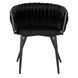 Стілець оксамитовий MEBEL ELITE EMPOLI Velvet Чорний