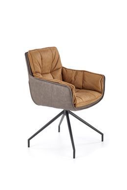 Крісло обертове K-523 Halmar Коричневий/темно-коричневий фотографія