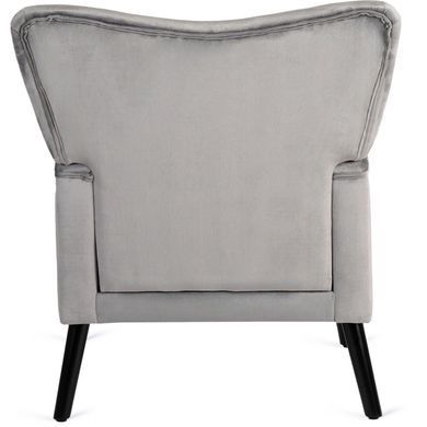Крісло м'яке BUNNY Velvet MEBEL ELITE Сірий фотографія