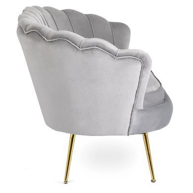 Софа MEBEL ELITE ZENDAYA 138 см Сірий фотографія