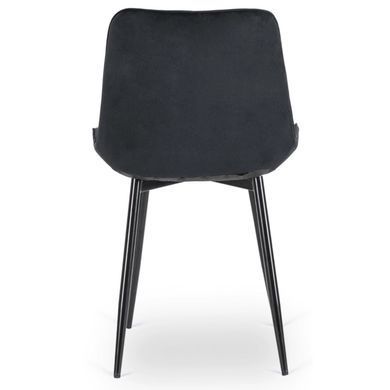 Стул бархатный MEBEL ELITE CHRIS Velvet Черный фотография