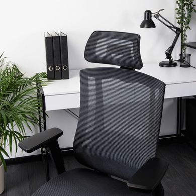 Стілець офісний поворотний MEBEL ELITE DYLAN Чорний фотографія