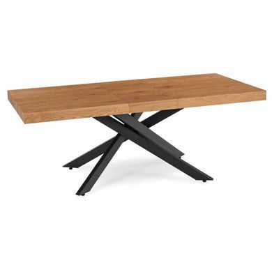 Стіл розкладний MEBEL ELITE HAMPTON 160(240)х90 см Дуб золотий фотографія