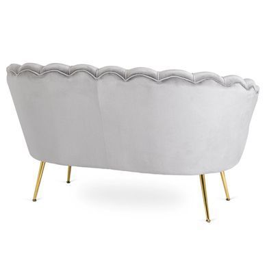 Софа MEBEL ELITE ZENDAYA 138 см Сірий фотографія