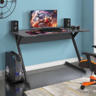 Стол Dexter DX1200 AMF 120x60 черный графит/серый шифер фотография