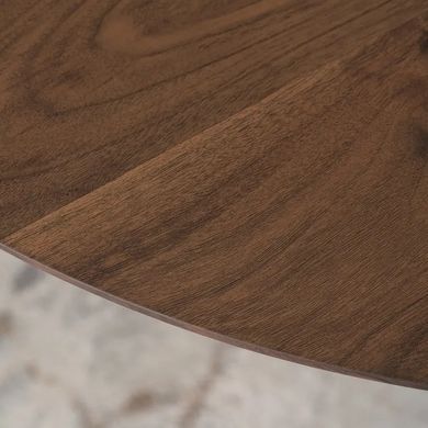 Стол круглый MEBEL ELITE LYON 120 см Орех фотография
