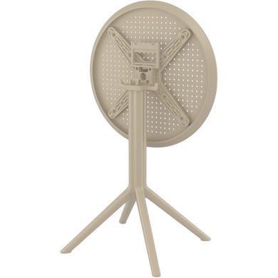 Стіл круглий Siesta Onto Sky Folding Table 60 Taupe фотографія