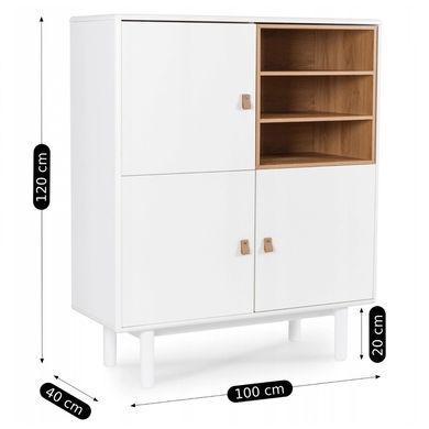 Комод MEBEL ELITE VEDDE Белый фотография