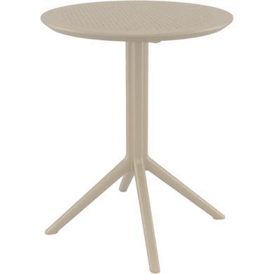 Стіл круглий Siesta Onto Sky Folding Table 60 Taupe фотографія