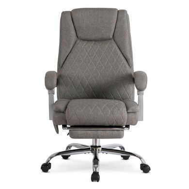 Стул офисный поворотный с функцией массажа MEBEL ELITE GIORGIO Серый фотография