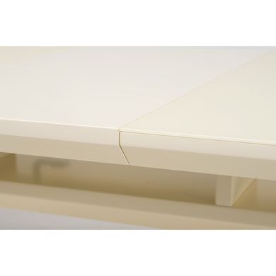 Стіл розкладний TMM-51 VETRO 140x80 Молочний Матовий фотографія