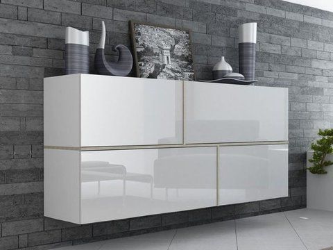 Комод GOYA Cama 170/40 Белый / Дуб Сонома фотография