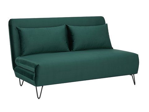 Софа ZENIA VELVET Signal Зеленый ** фотография
