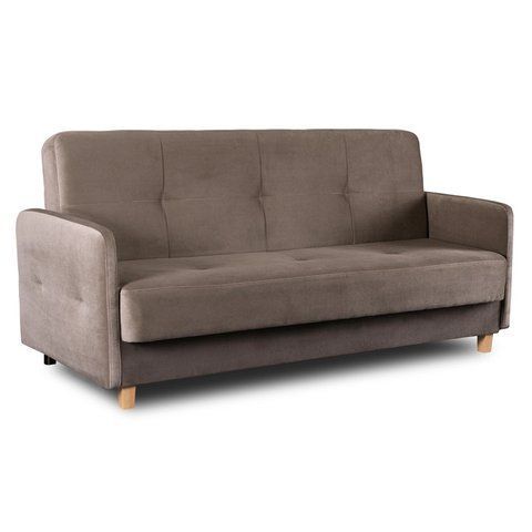 Диван раскладной MEBEL ELITE CUBA 199 см Беж фотография