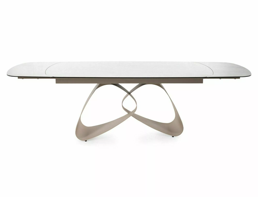 Стол Раскладной VALENTINO CERAMIC Signal 180(260)X98 Бежевый глянец/кашемир фотография