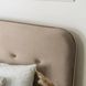 Кровать бархатная MEBEL ELITE DENNIS Velvet 90x200 Беж