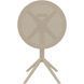 Стіл круглий Siesta Onto Sky Folding Table 60 Taupe