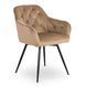 Стілець поворотний оксамитовий MEBEL ELITE IDA Velvet Беж фотографія