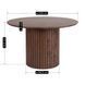 Стол круглый MEBEL ELITE LYON 120 см Орех