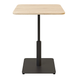 Стол Ibiza Soft light Lovko 70x70 Черный металл/дуб