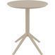 Стіл круглий Siesta Onto Sky Folding Table 60 Taupe фотографія