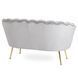 Софа MEBEL ELITE ZENDAYA 138 см Сірий