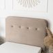 Кровать бархатная MEBEL ELITE DENNIS Velvet 90x200 Беж