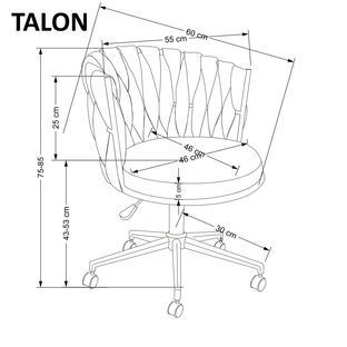 Кресло поворотное TALON Halmar Серый фотография