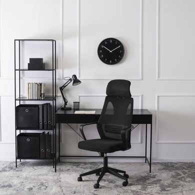 Стілець офісний поворотний MEBEL ELITE ROB, чорний фотографія
