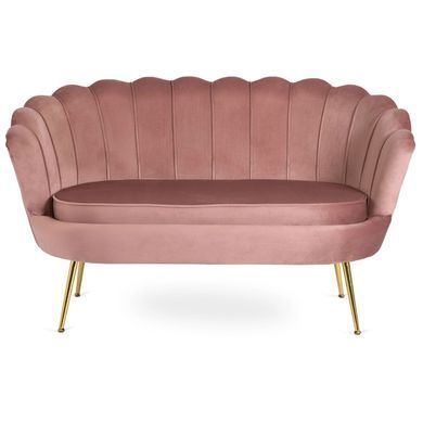 Софа MEBEL ELITE ZENDAYA 138 см Розовый фотография