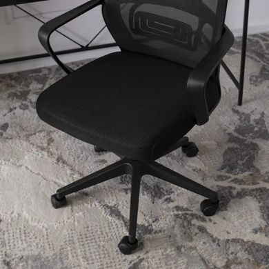 Стілець офісний поворотний MEBEL ELITE ROB, чорний фотографія