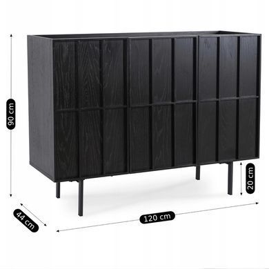 Комод MEBEL ELITE ANASTAZJA Черный фотография