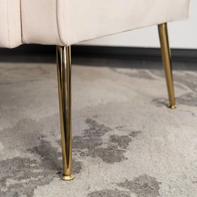 Крісло м'яке DIANA Velvet MEBEL ELITE Беж фотографія