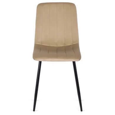 Стул бархатный MEBEL ELITE IBIS Velvet, Бежевый фотография