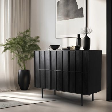 Комод MEBEL ELITE ANASTAZJA Черный фотография