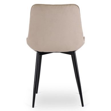 Стул бархатный MEBEL ELITE CHRIS Velvet Беж фотография