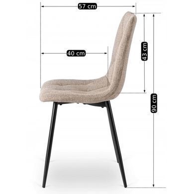 Стул MEBEL ELITE ROBIN 2 Бежевый фотография