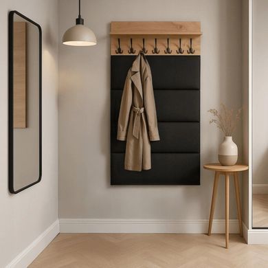 Вешалка MEBEL ELITE PRATO 80 Дуб Артизан/графит фотография