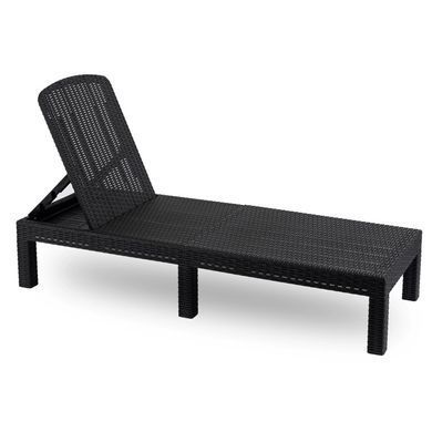 Шезлонг ARIZONA MEBEL ELITE Чорний