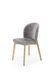 Стул BASSO Halmar Серый/Дуб натуральный