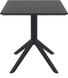 Комплект меблів для кафе Siesta Onto 2 стільці Loft та 1 стіл Sky Black