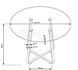 Стіл обідній LOOPER Halmar 115x115