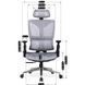 Стул офисный поворотный MEBEL ELITE MARTIN серый