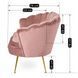 Софа MEBEL ELITE ZENDAYA 138 см Розовый