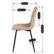 Стул бархатный MEBEL ELITE IBIS Velvet, Бежевый