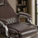 Стул офисный поворотный с функцией массажа MEBEL ELITE GIORGIO Коричневый