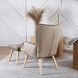 Кресло мягкое бархатное с подставкой для ног MEBEL ELITE LOZANO Velvet Бежевый