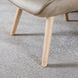 Кресло мягкое бархатное с подставкой для ног MEBEL ELITE LOZANO Velvet Бежевый