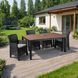Комплект садовой мебели MEBEL ELITE ARGOS FRESNO 4 орех/черный